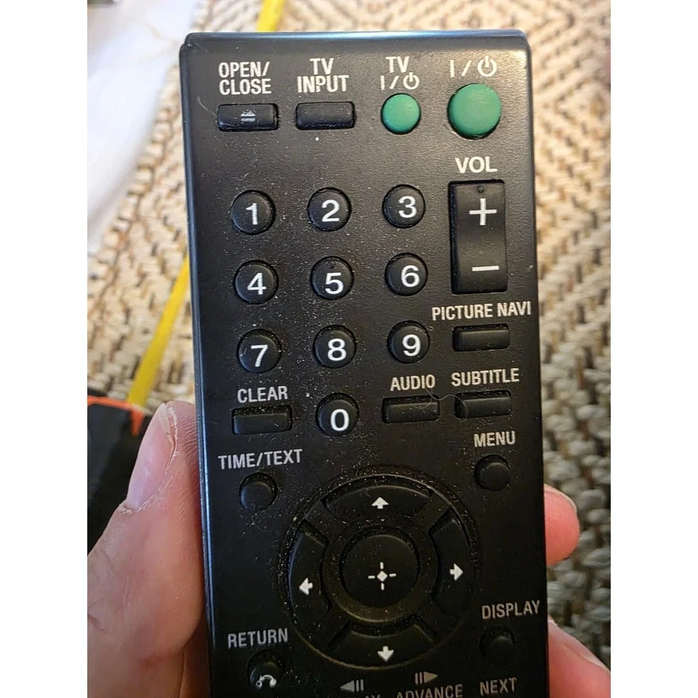SONY Original DVD Player Remote Control for DVP-SR510H Genuine RMT-D197A Tested